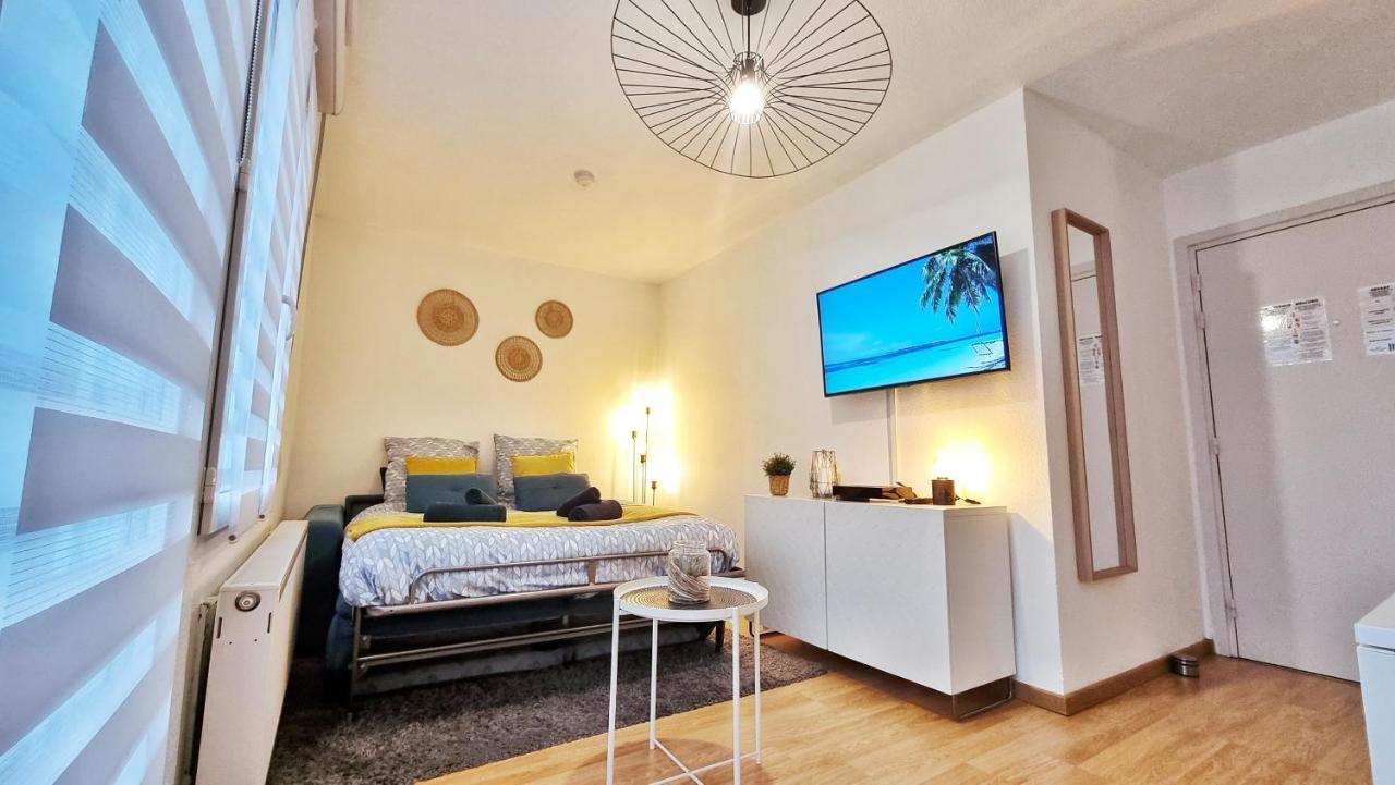 Le Smart - Parking - Terrasse - Wifi - Mulhouse - Relax Bnb Pfastatt Bagian luar foto