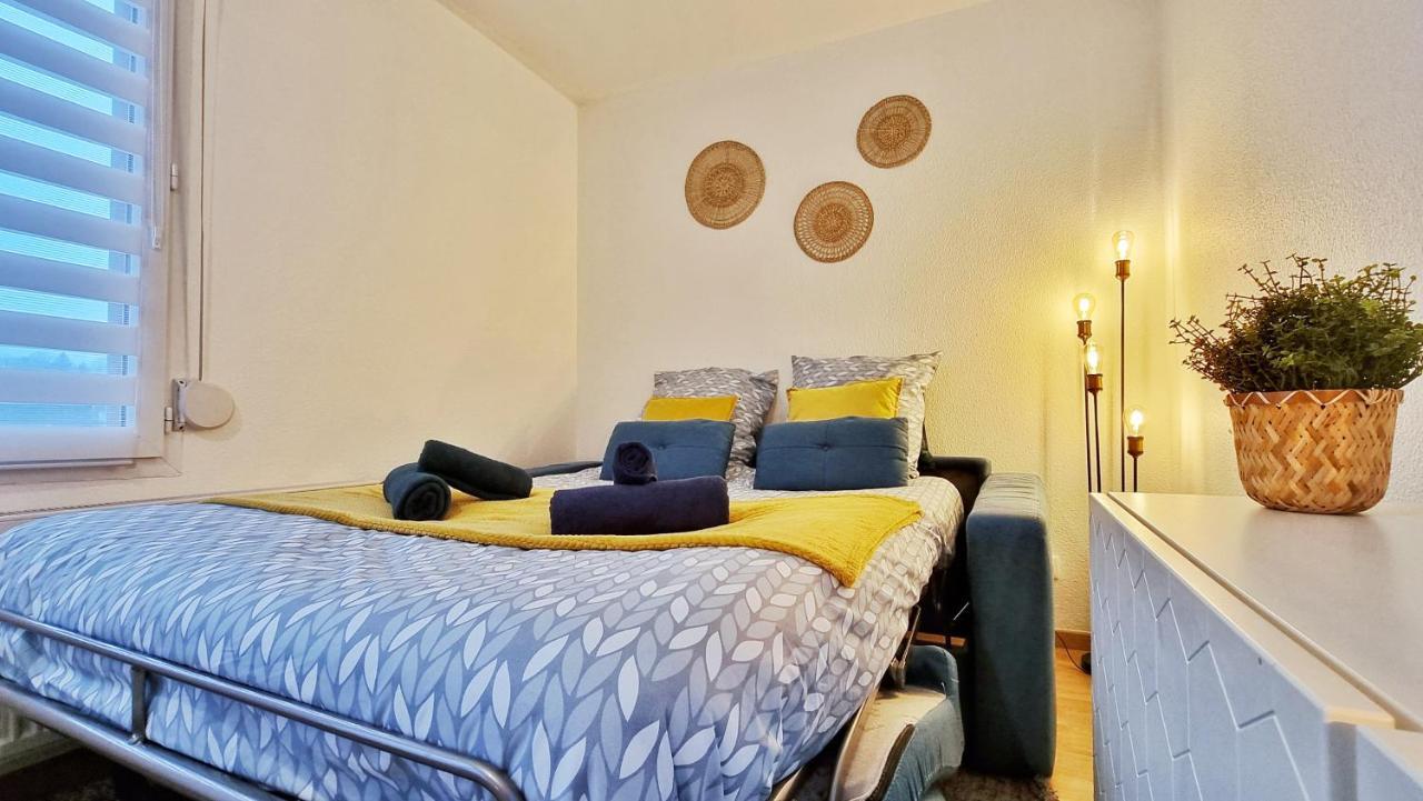 Le Smart - Parking - Terrasse - Wifi - Mulhouse - Relax Bnb Pfastatt Bagian luar foto