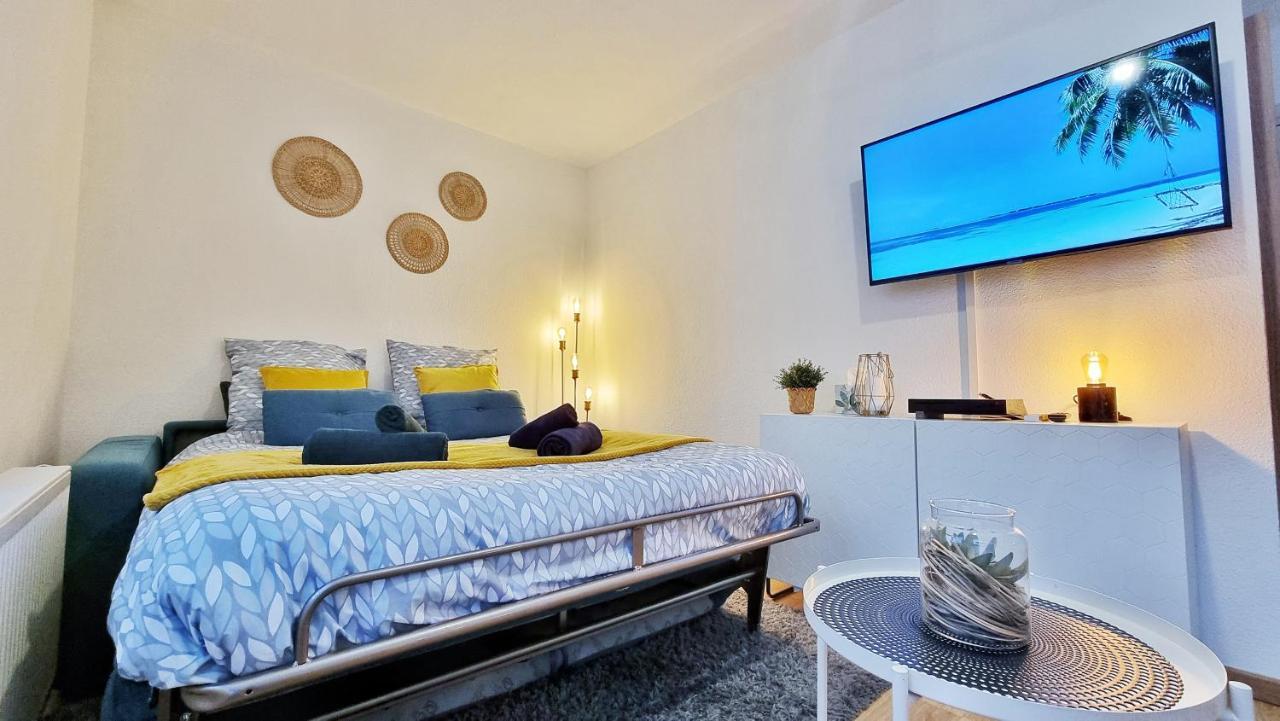 Le Smart - Parking - Terrasse - Wifi - Mulhouse - Relax Bnb Pfastatt Bagian luar foto